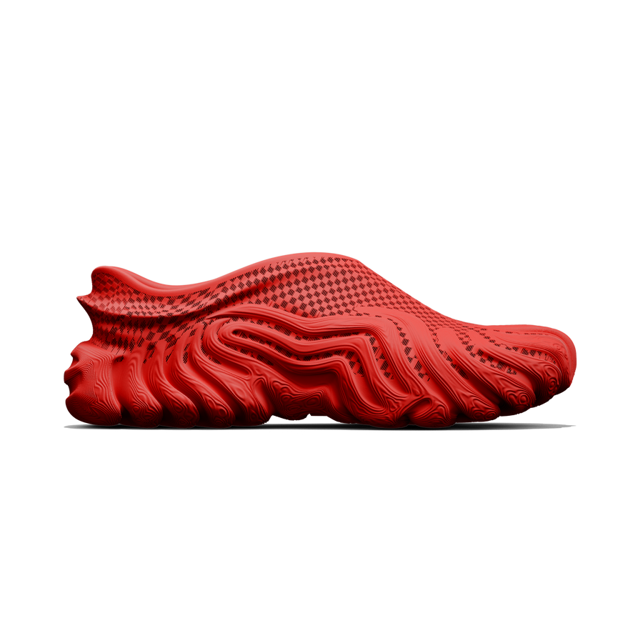 Basilisk 3D printed shoe by Benjometry on Zellerfeld — sculptural TPU design
