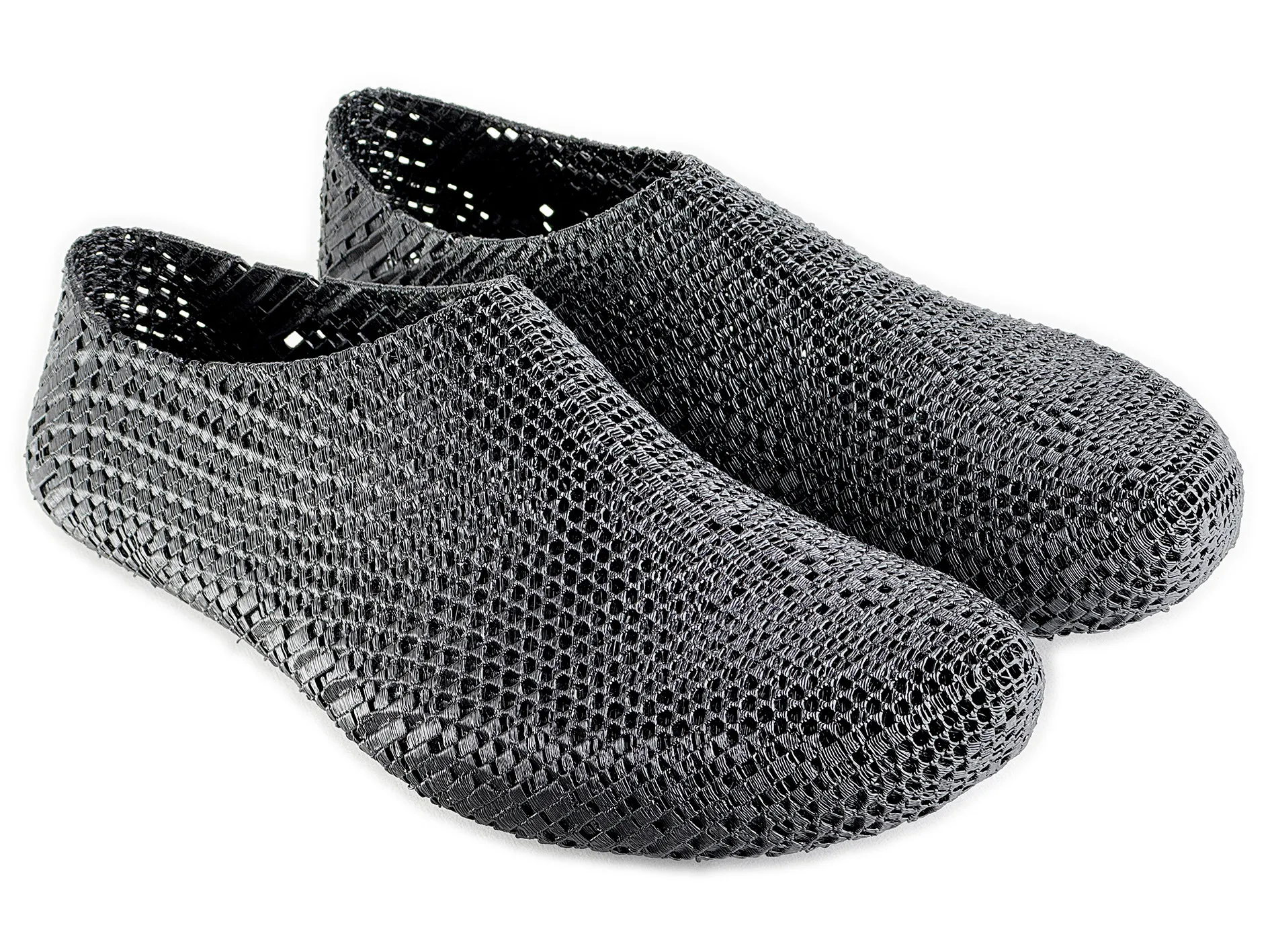 mirai 3d printed barefoot shoes 45° conveyor belt printer no support open source